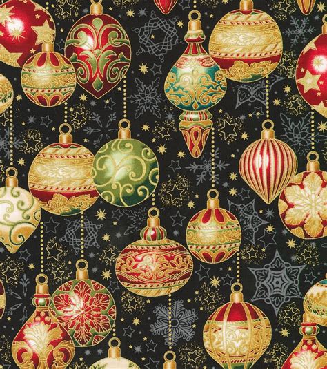 shiny metallic fabric christmas